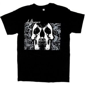Deftones Tshirt Rock Music Nu Metal Skull Tee